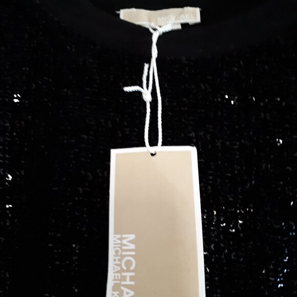 Michael Kors Black Glittery Top/Tunic in size Medium - Gorgeous! - Picture 4 of 5